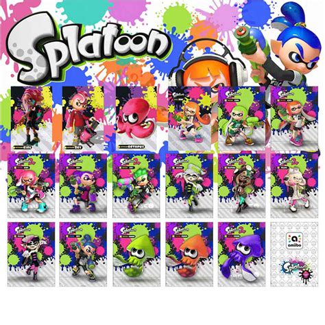 Splatoon Amibo Cards 